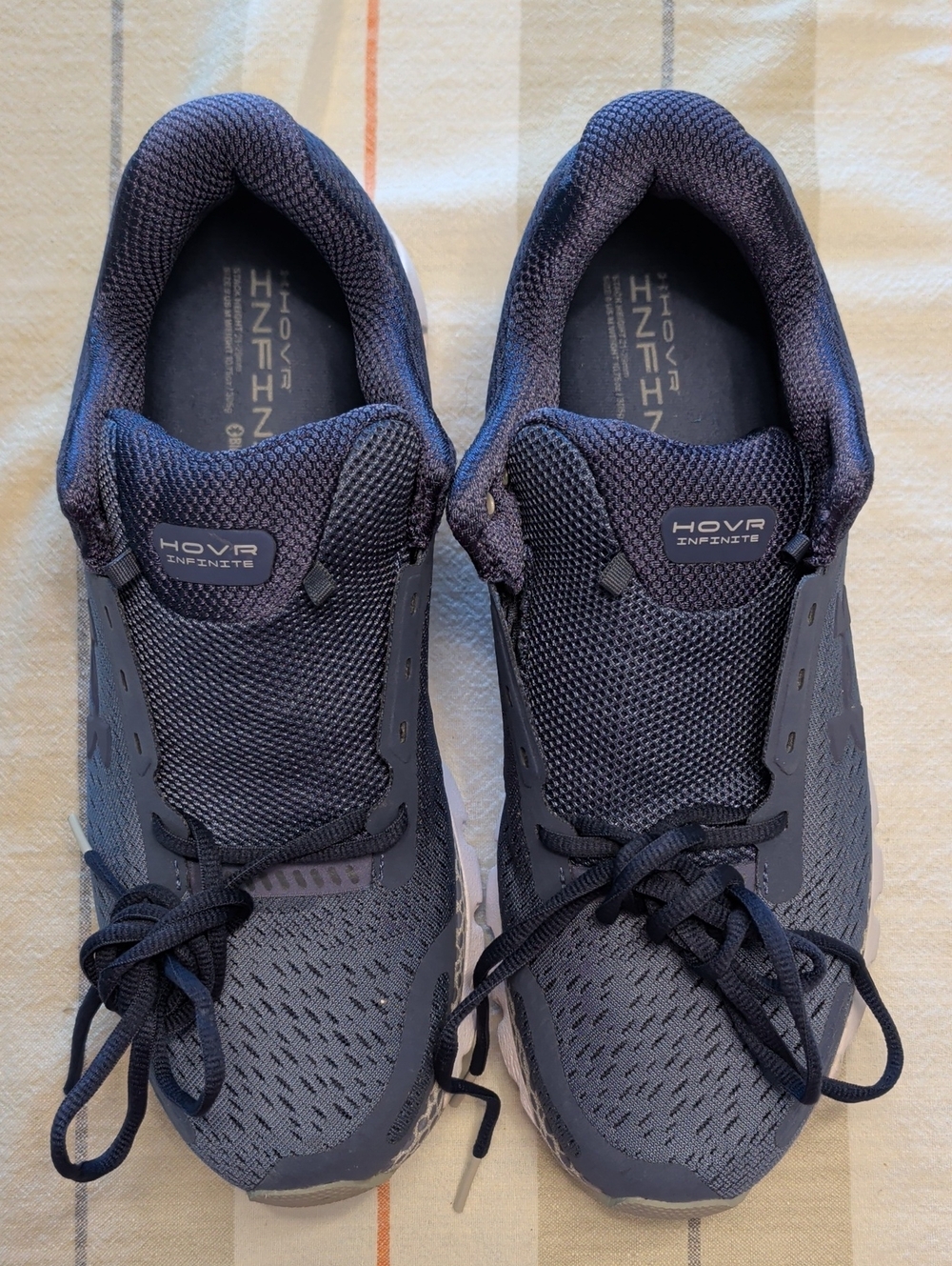 Under Armour Navy HOVR Infinite Men's Athletic Shoes